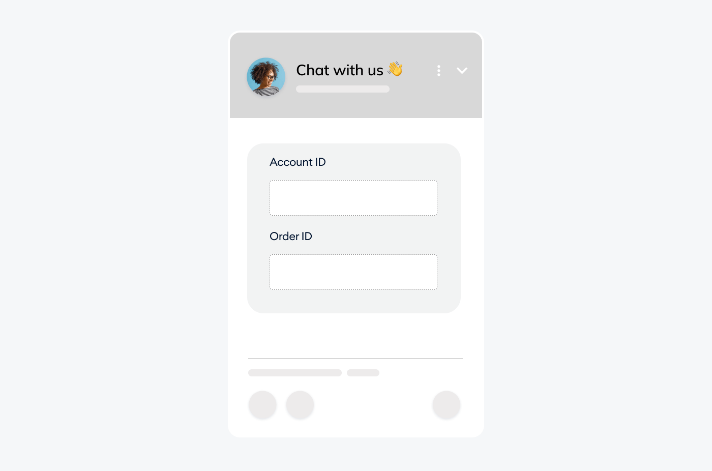 Account ID, client number, and order ID image Account ID, client number, and order ID image