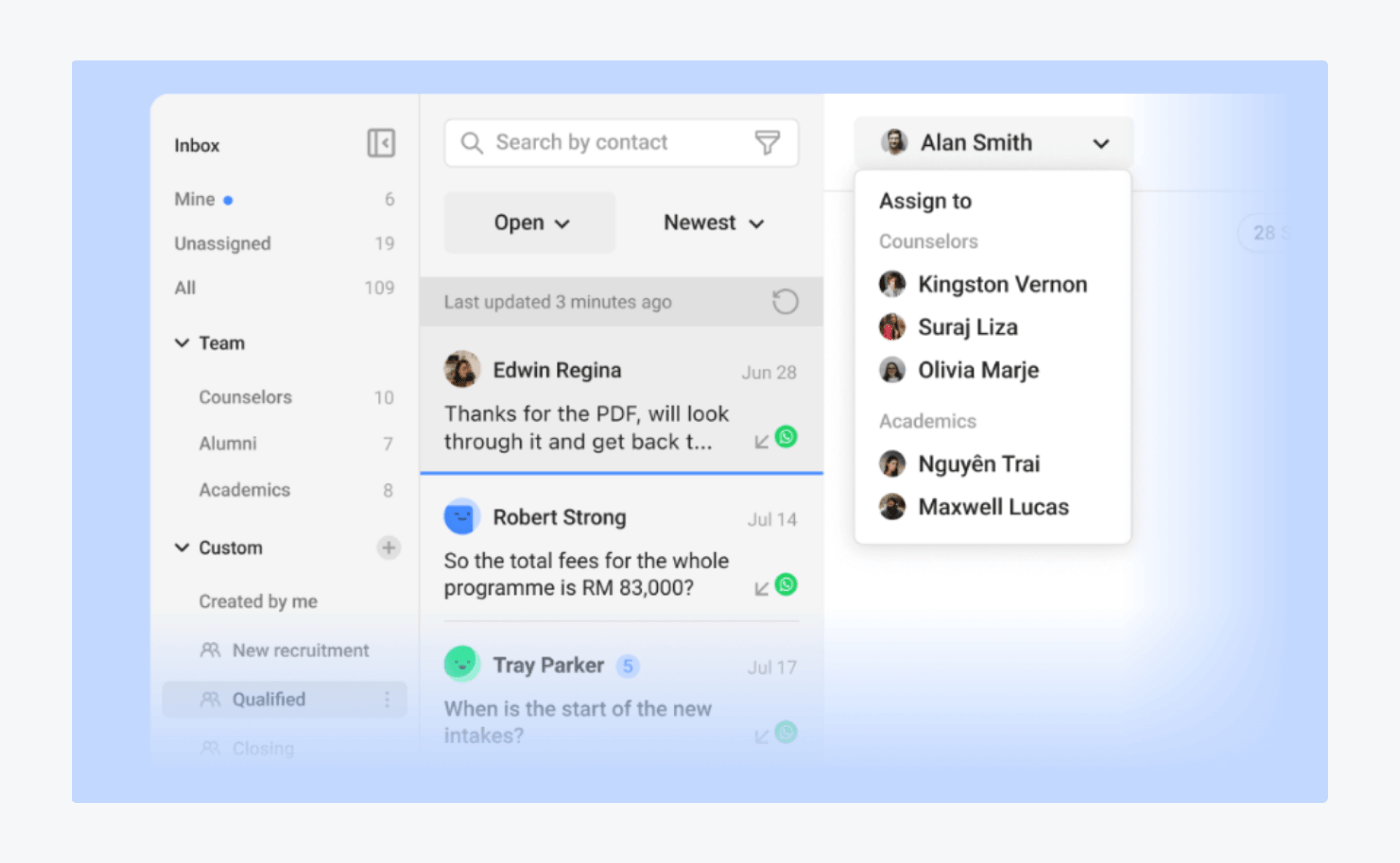 respond.io's WhatsApp chatbot tool respond.io's WhatsApp chatbot tool