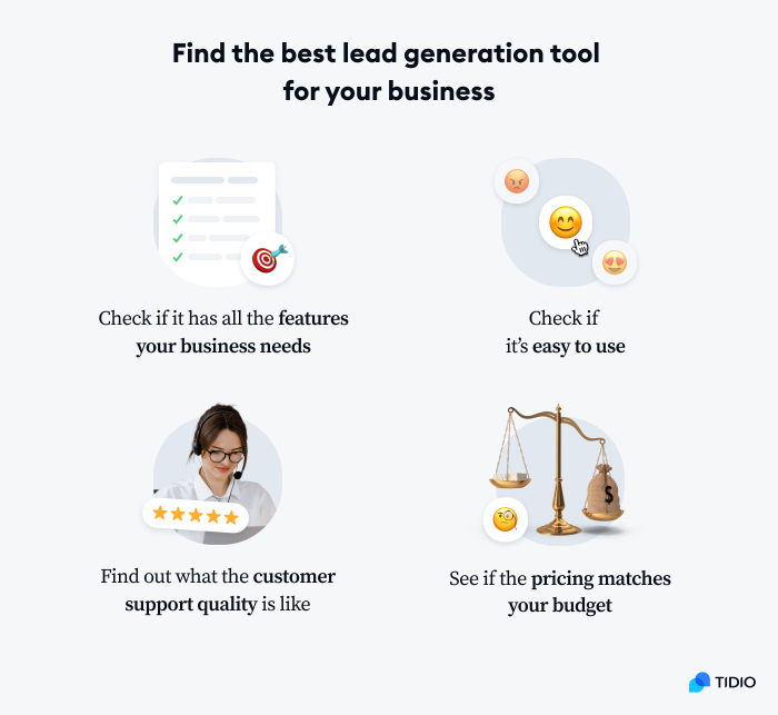 finding the best lead generation tool tips image