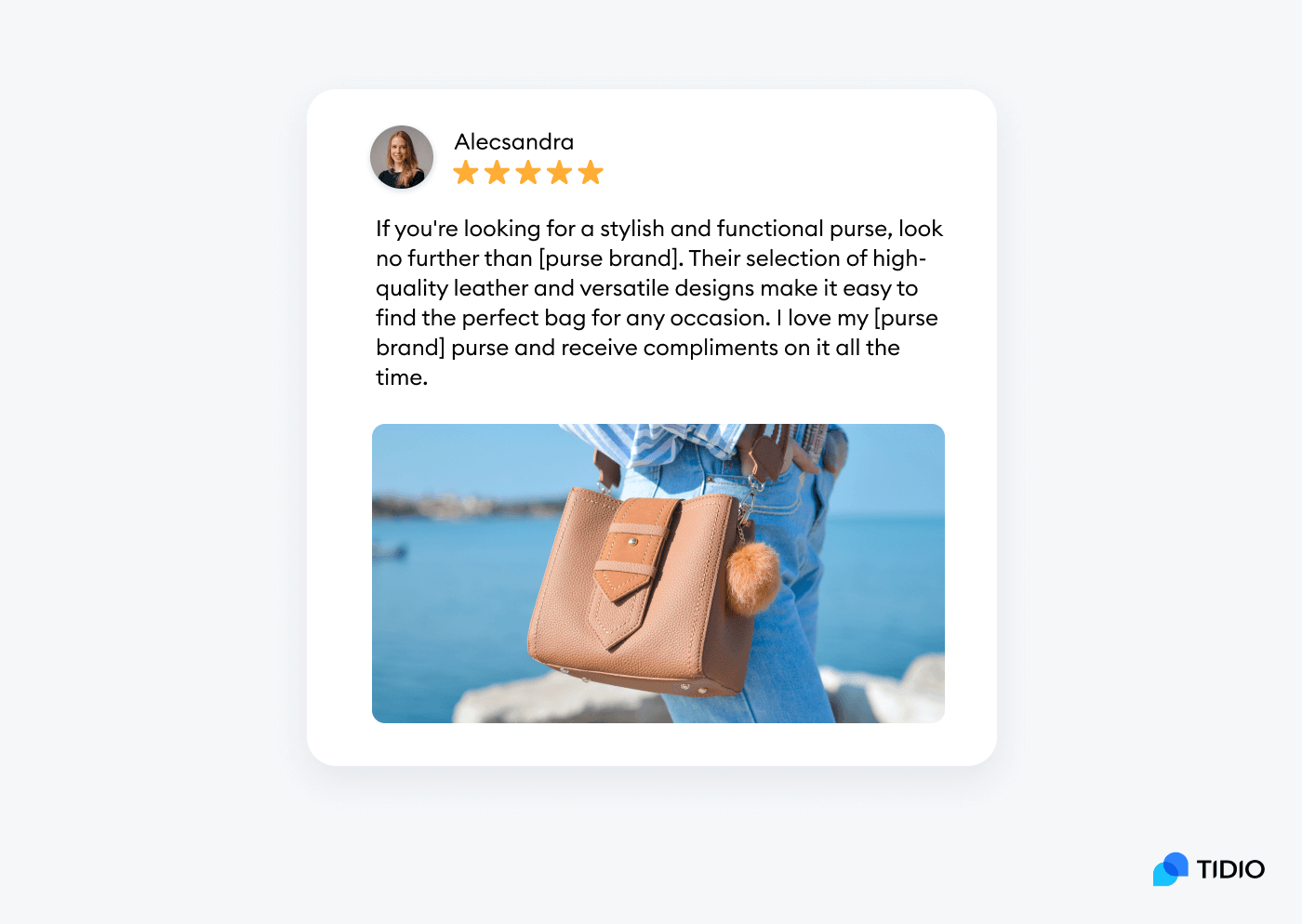 Imagery customer review example Imagery customer review example