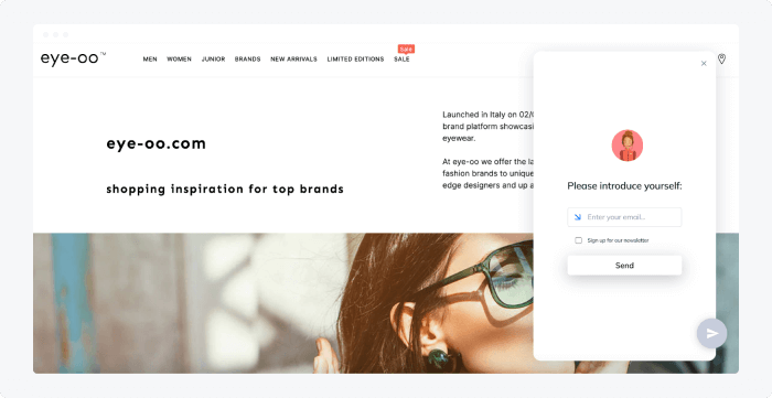 eye-oo uses Tidio's conversational AI to boost sales
