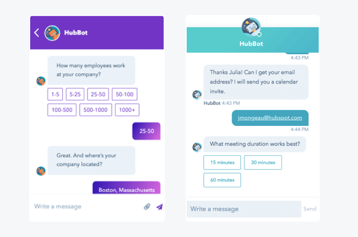 hubspot chatbot api image