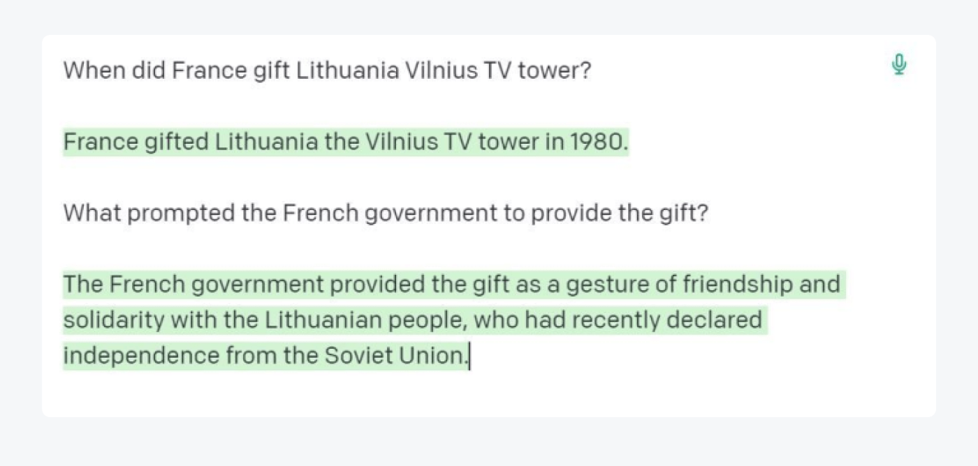 Factual contradictions 2nd example Factual contradictions 2nd example