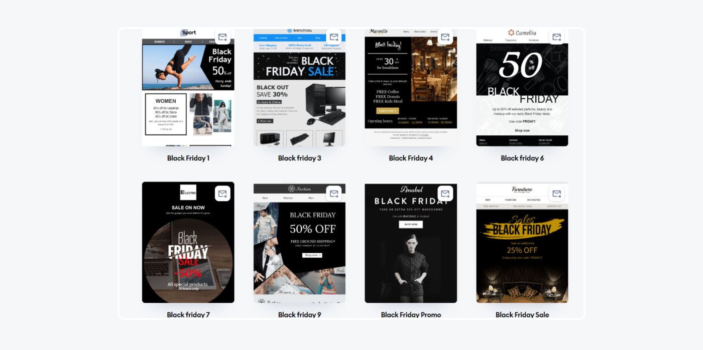 Black Friday templates for email campaign Black Friday templates for email campaign