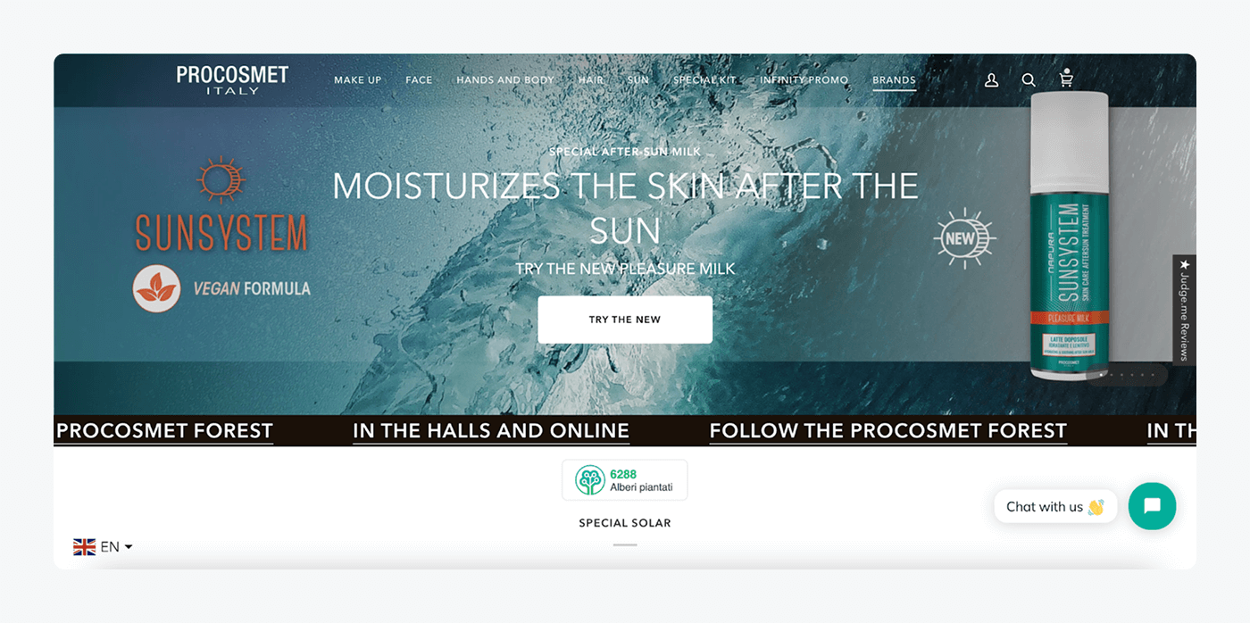 Procosmet uses Tidio AI chatbots to grow sales and boost lead generation