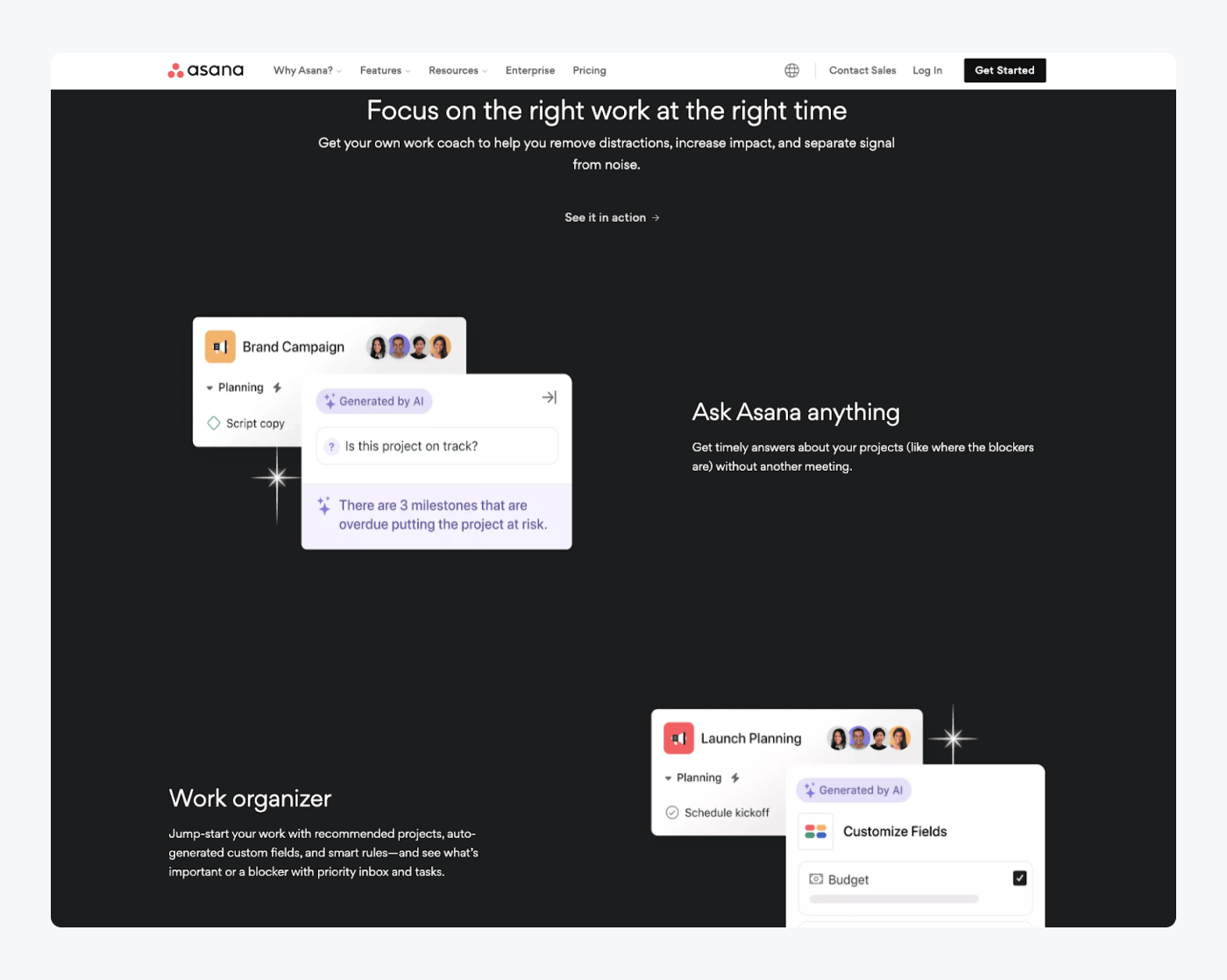 Asana Intelligence 1st example Asana Intelligence 1st example