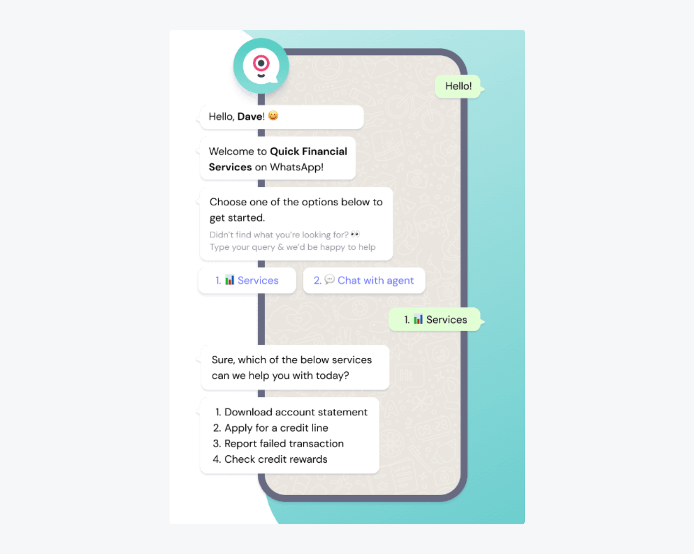 landbots's WhatsApp chatbot tool landbots's WhatsApp chatbot tool