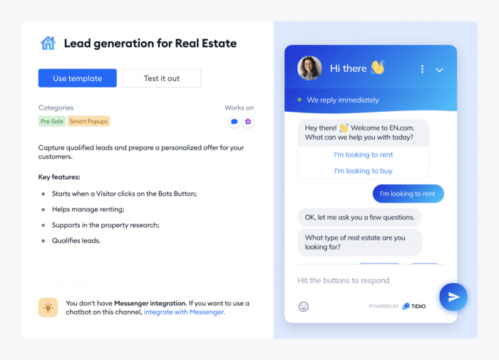 Lead generation for Real Estate template Lead generation for Real Estate template