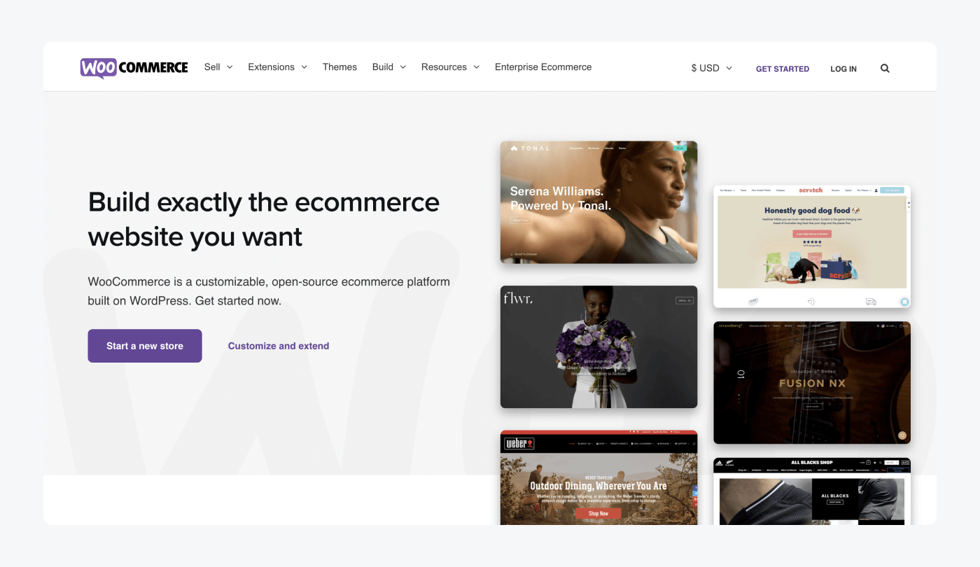 woocommerce integration langing page