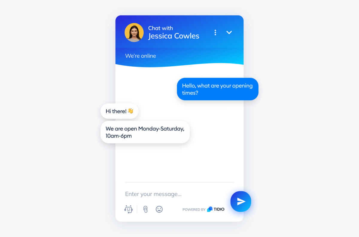 example of tidio chatbot example of tidio chatbot