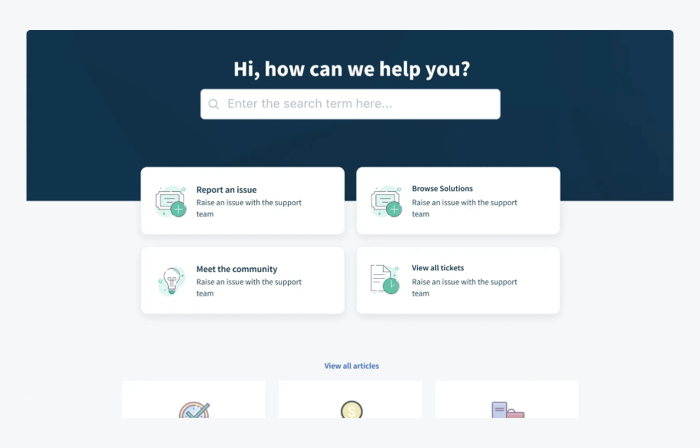 Freshdesk’s overview.