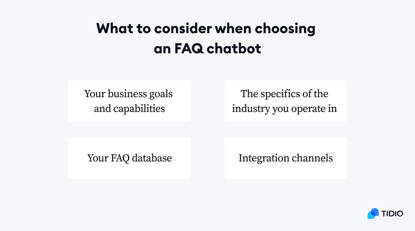 What to consider when choosing FAQ chatbot What to consider when choosing FAQ chatbot on image