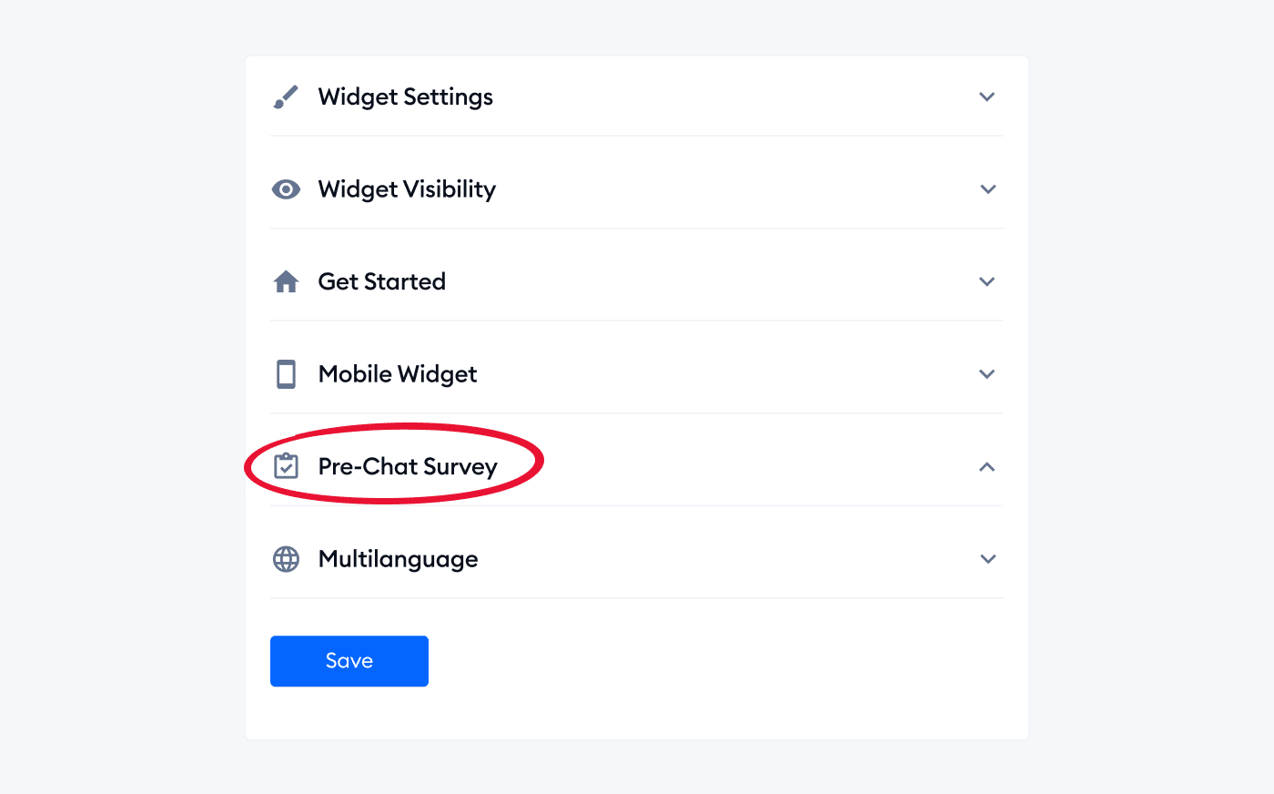 step 1 How to create a pre-chat form step 1