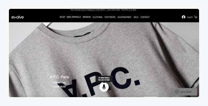 Example of a store built with Wix Example of a store built with Wix
