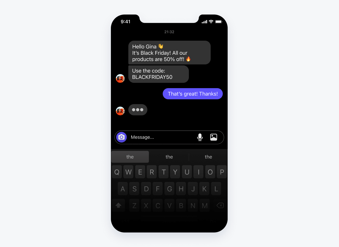 Social media chatbots example Social media chatbots example