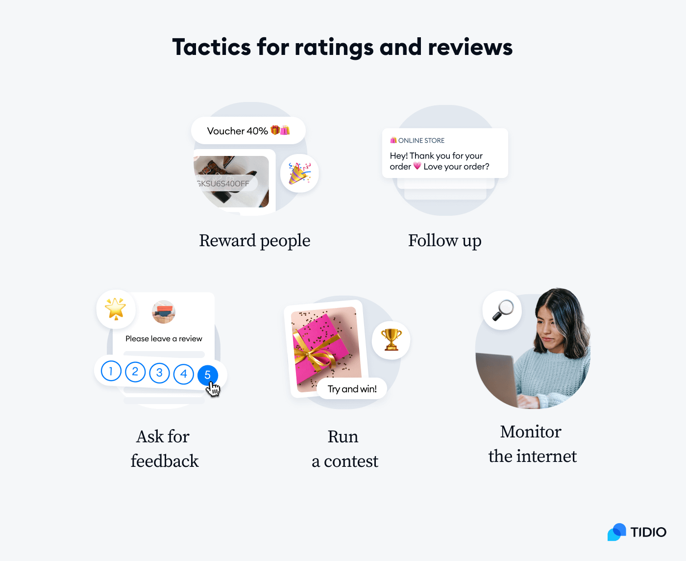 tactics for ratings and reviews