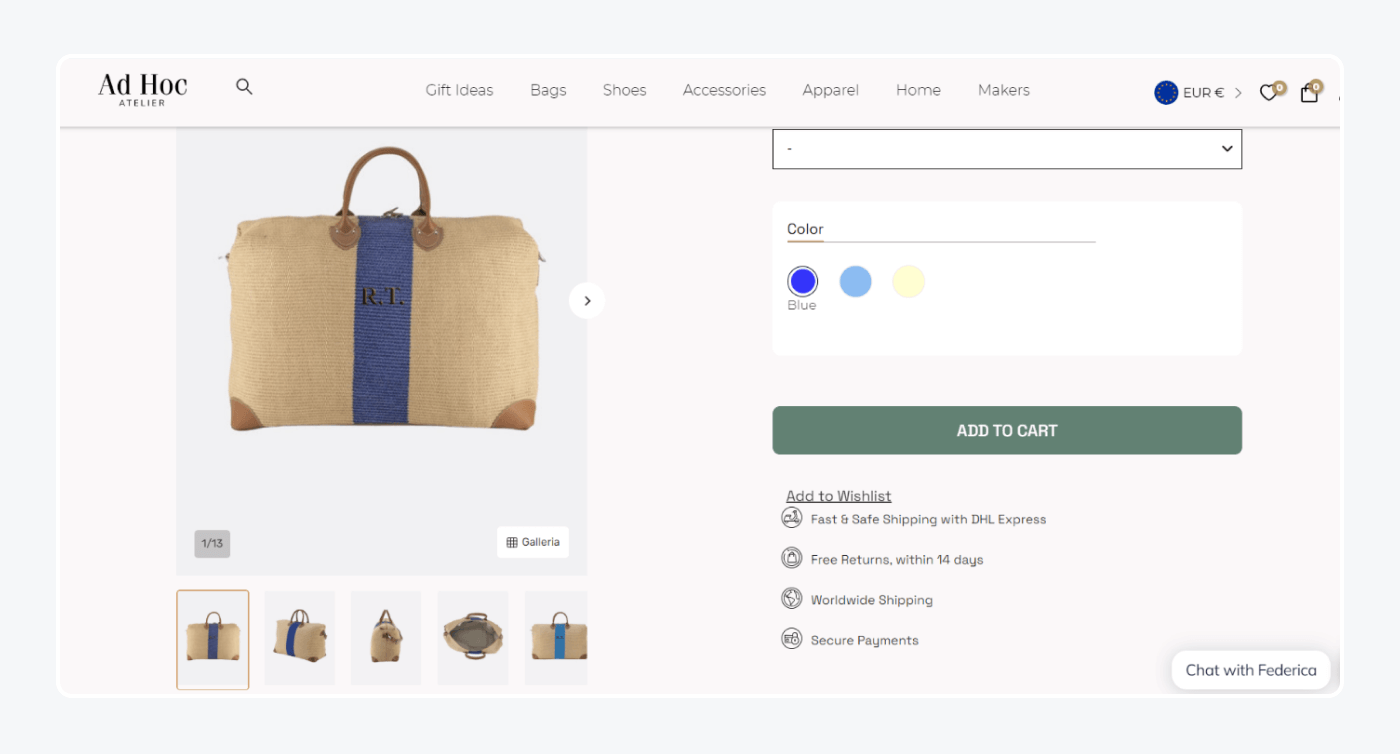 Using clearer product images example