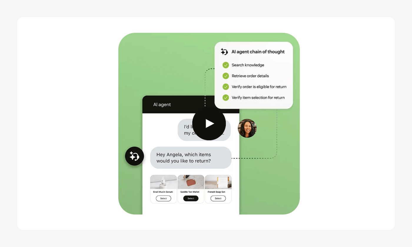An overview of Zendesk’s AI agent.