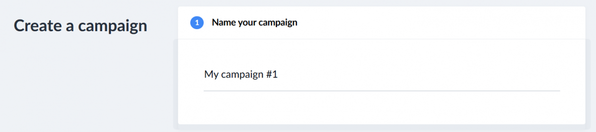 naming your campaign