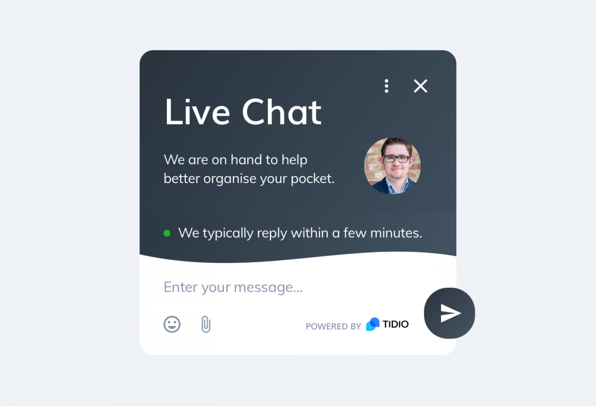 Live chat widget