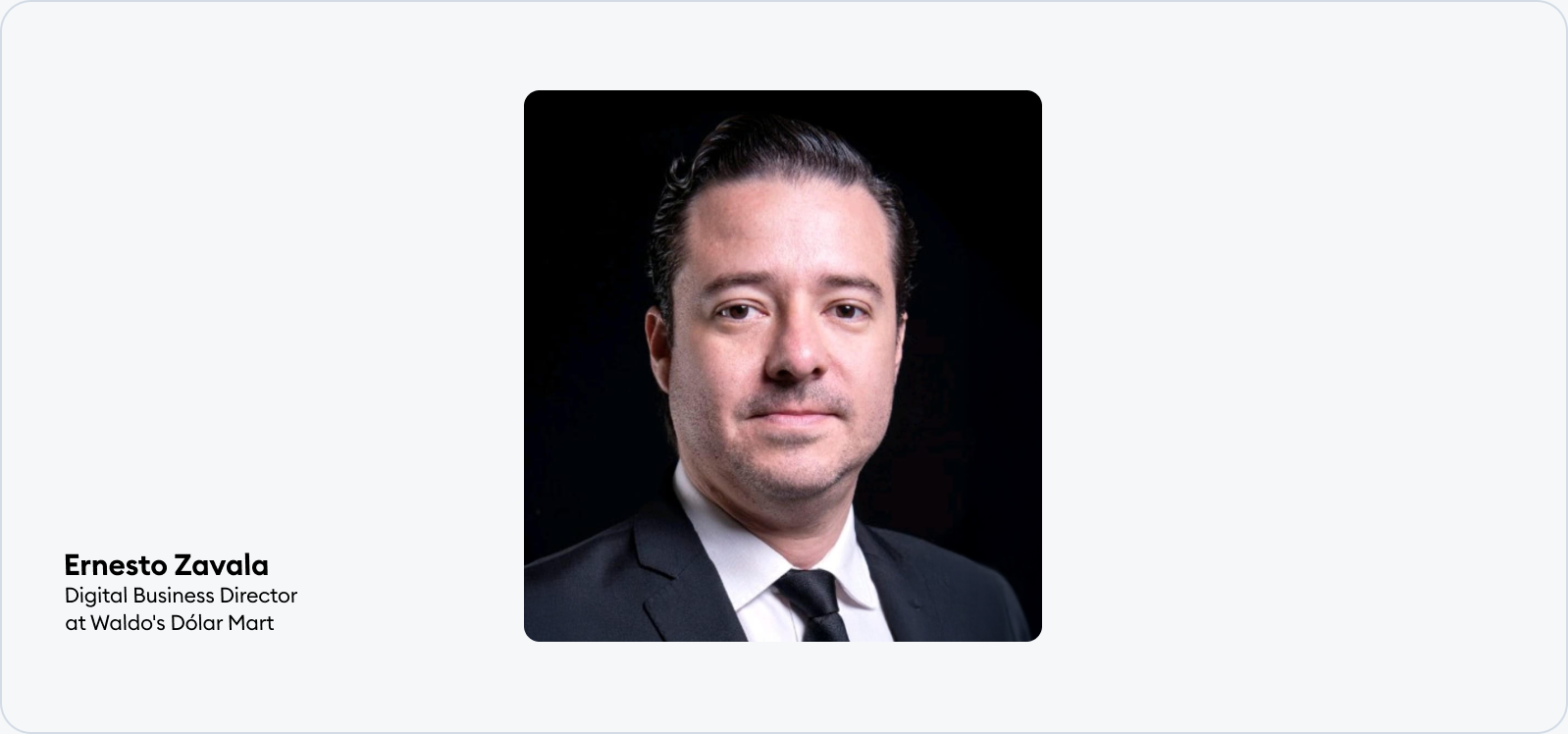 stats gecko Ernesto Zavala, Digital Business Director at Waldo's Dólar Mart