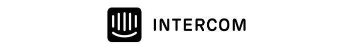 The official logo of Intercom live chat app.