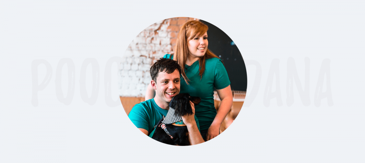 Amy and Jeremy - the owners of Pooch Bandana