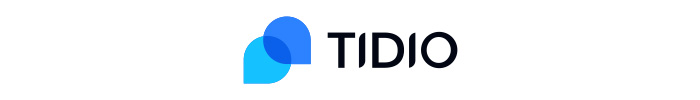 The official logo of Tidio live chat app.