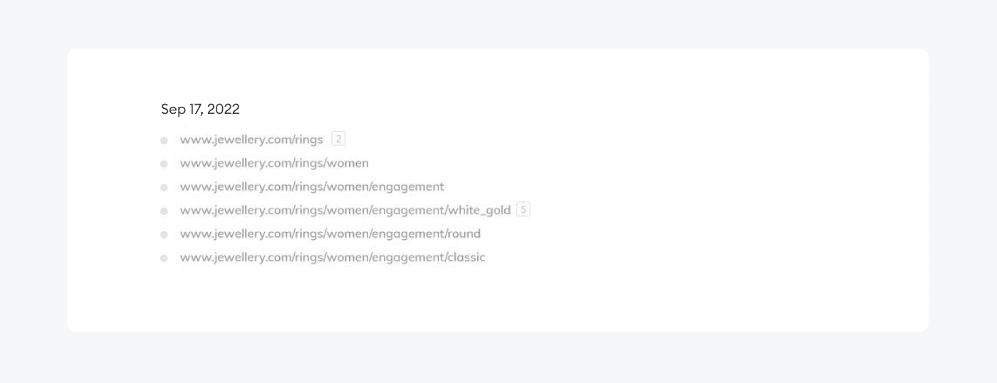viewed pages viewed pages