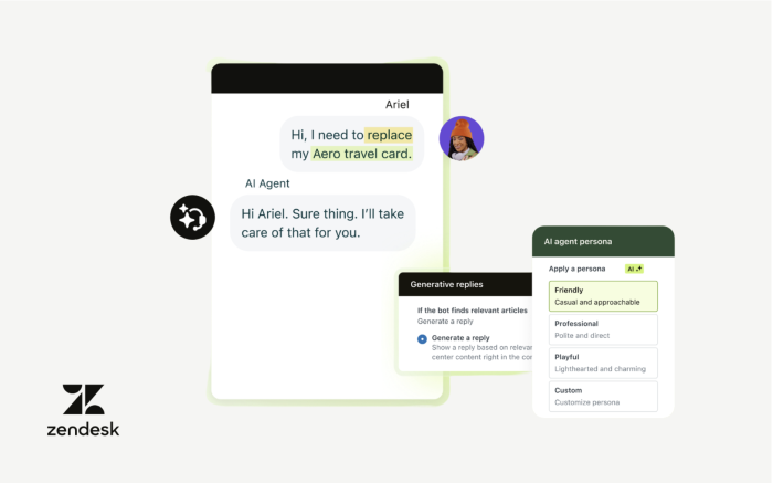 Screenshot showing Zendesk tool