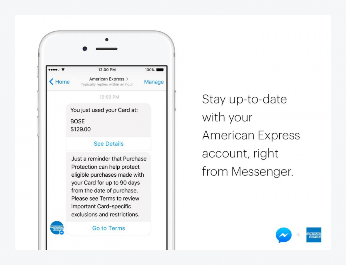 The American Express bot example