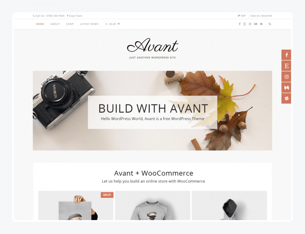 Avant WordPress theme screenshot