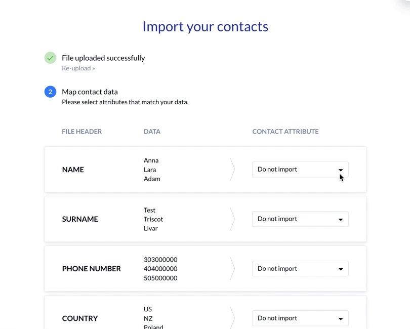 How to match your data with the right attribute