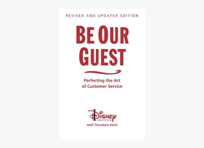 Book cover of Be Our Guest: Perfecting the Art of Customer Service by Theodore B. Kinni