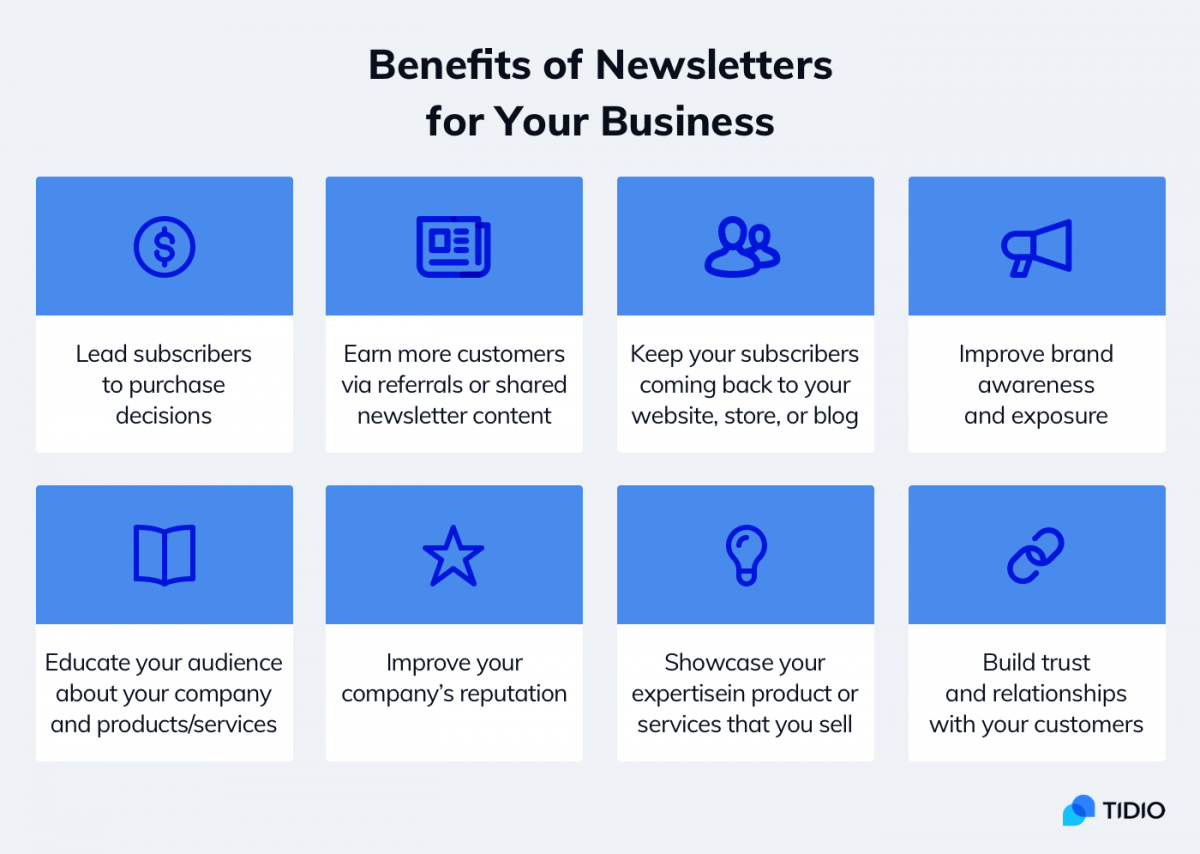 benefits of creating a newsletter