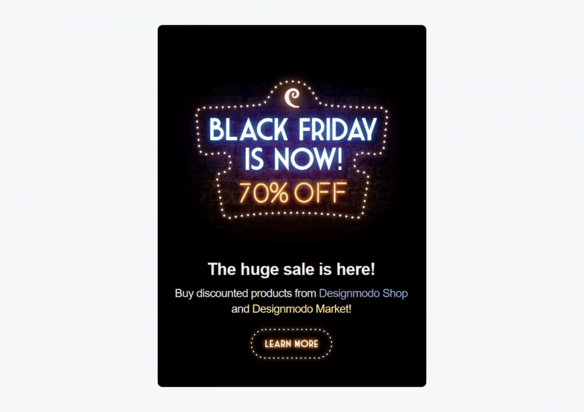 Black Friday Designmodo Market