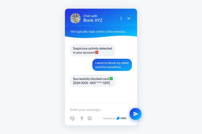 suspicious activiti alerts chatbot example suspicious activiti alerts chatbot example