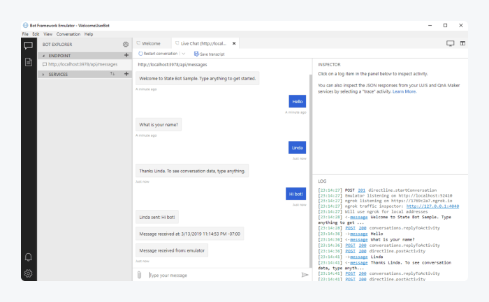 Microsoft bot framework image