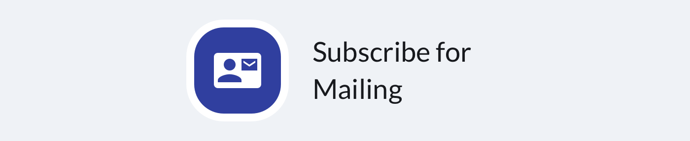 A subscribe for mailing button used in Tidio editor