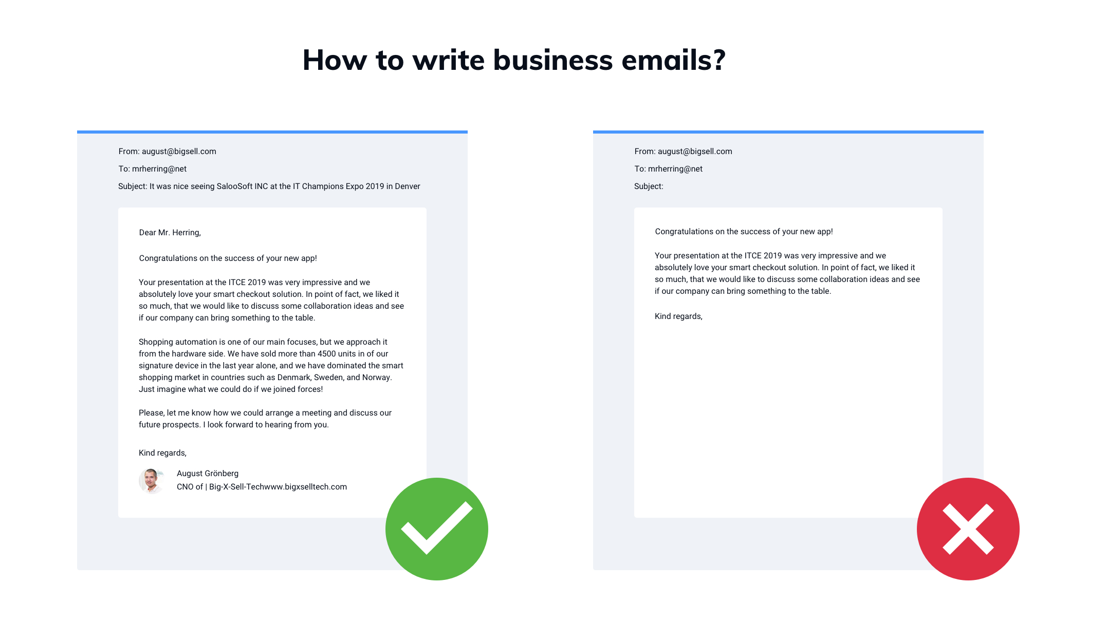 Business Email Guide Opening & Closing Lines + Email