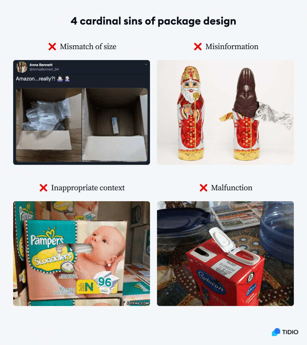 4 cardinal sins of package design examples