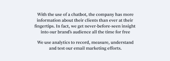 A quote about marketing chatbots