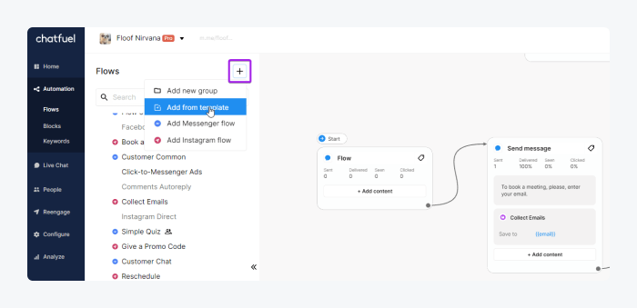 chatfuel bot builder sample chatfuel bot builder sample