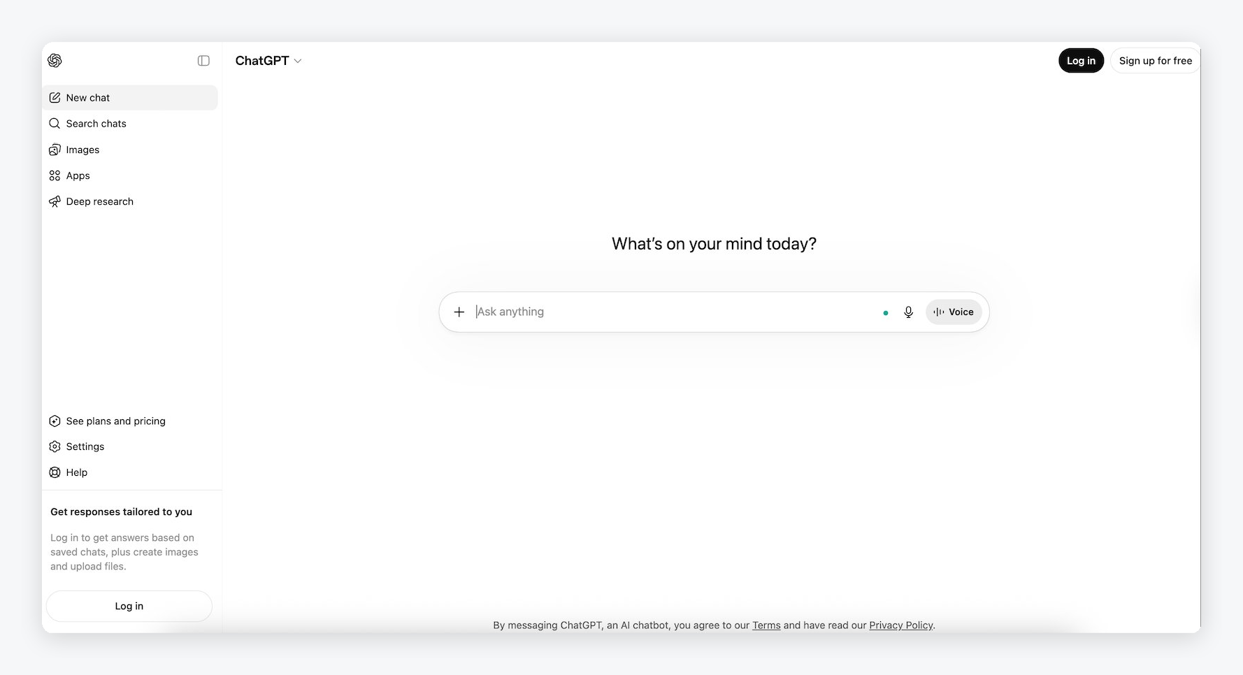 ChatGPT AI chatbot