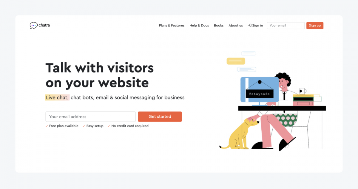 Chatra's homepage