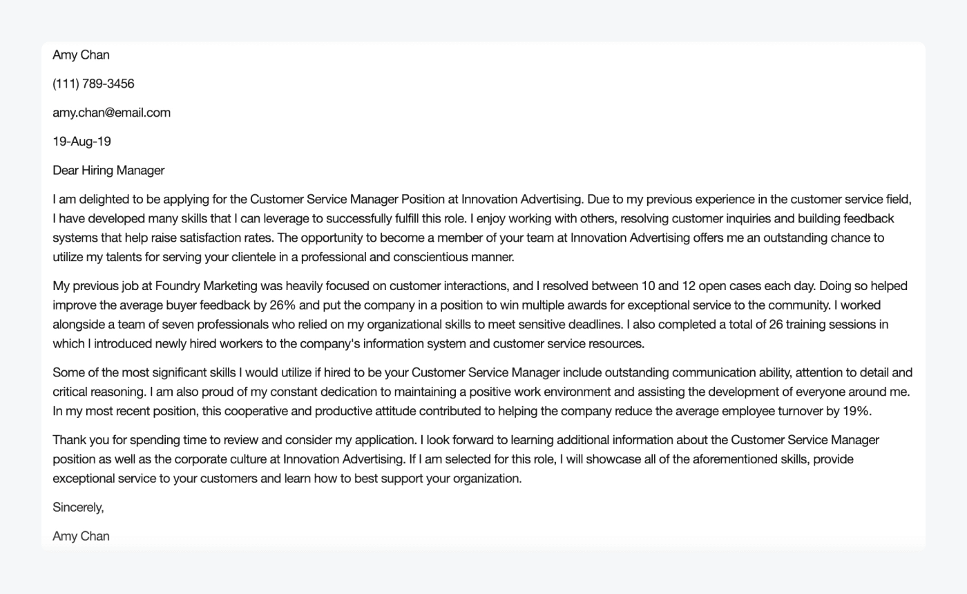 Customer Service Manager [Job Description, Skills, More]