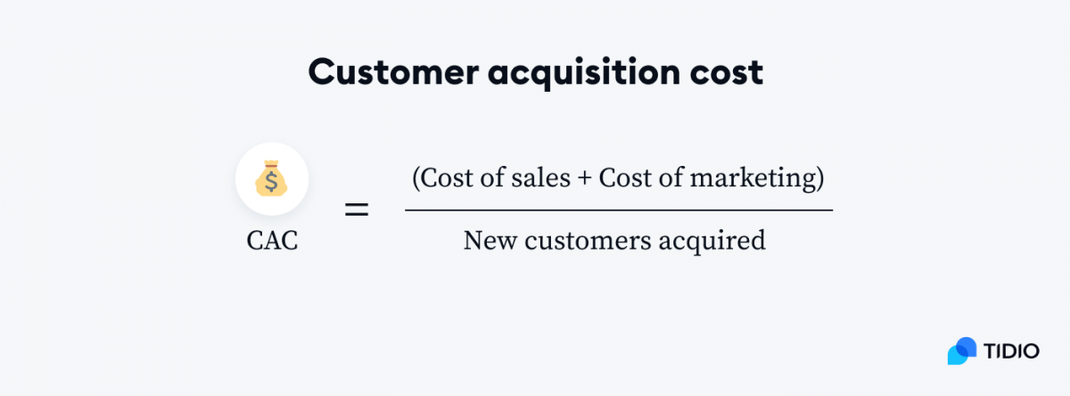 Customer acquisition cost formula