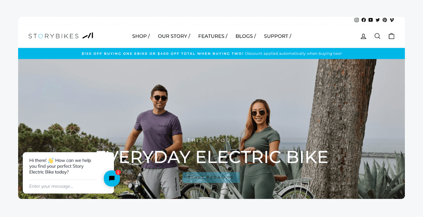 story bikes landing page story bikes landing page
