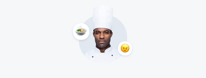The chef who wants to prevent you from eating your food image The chef who wants to prevent you from eating your food image