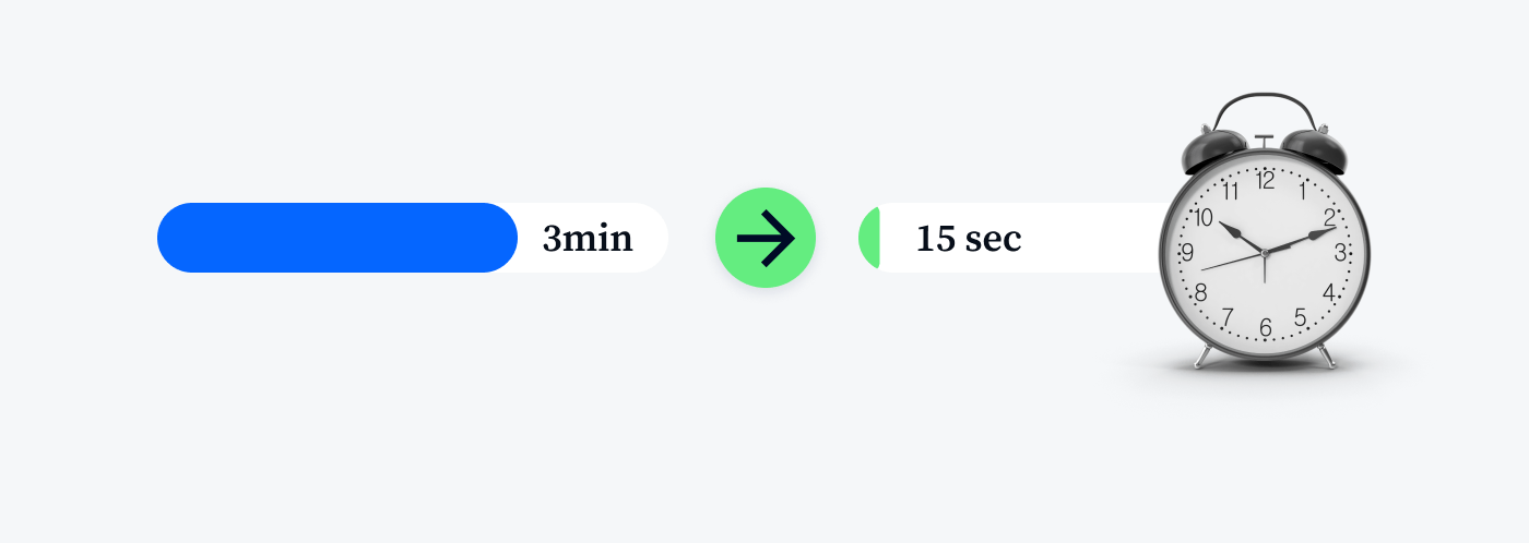 Decrease in average response time